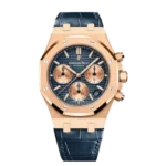 Audemars Piguet Royal Oak Mirror Original Watch - Blue & Natural Leather