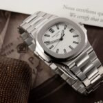 Patek Philippe Nautilus- Men -White Dial 58111G. - Image 3