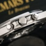 Audemars Piguet Royal Oak-Chronograph Watch- Black & Silver - Image 6