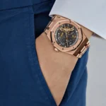 Audemars Piguet Royal Oak Watch Black&Rose gold. - Image 2
