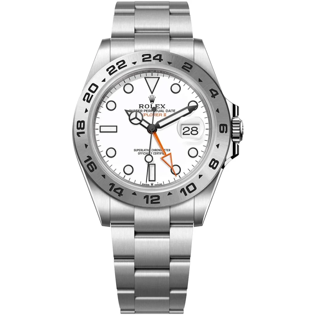 Rolex Explorer II 226570 - White Dial & Silver | Aurenzo
