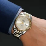 ⁦ساعة رولكس ديت جست للرجال 126333 - بميناء أبيض⁩ - الصورة ⁦2⁩