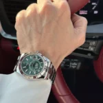 ⁦ساعة رولكس سكاي دويلر للرجال - 336934، ميناء أخضر⁩ - الصورة ⁦8⁩