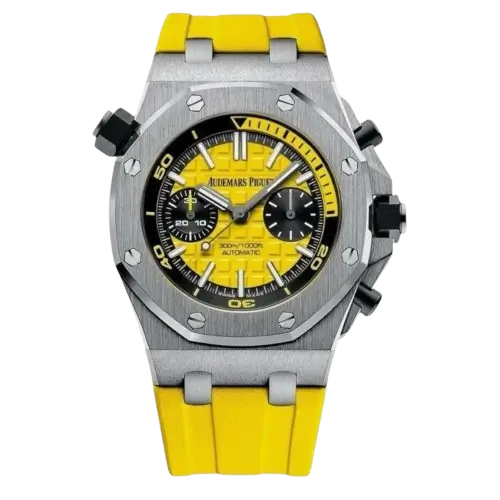 Audemars Piguet Royal Oak Offshore Watch - Yellow | Aurenzo