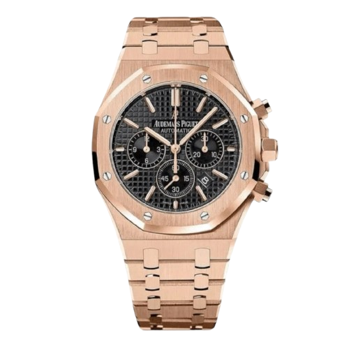 Audemars Piguet Royal Oak Watch - Black & Copper | Aurenzo