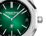 Audemars Piguet Royal Oak Watch for men-Green &Silver. - Image 3