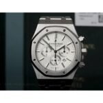 Audemars Piguet Royal Oak Watch for Men - White & Silver - Image 3