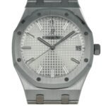 Audemars Piguet Royal Oak Watch for Men - White & Silver - Image 2
