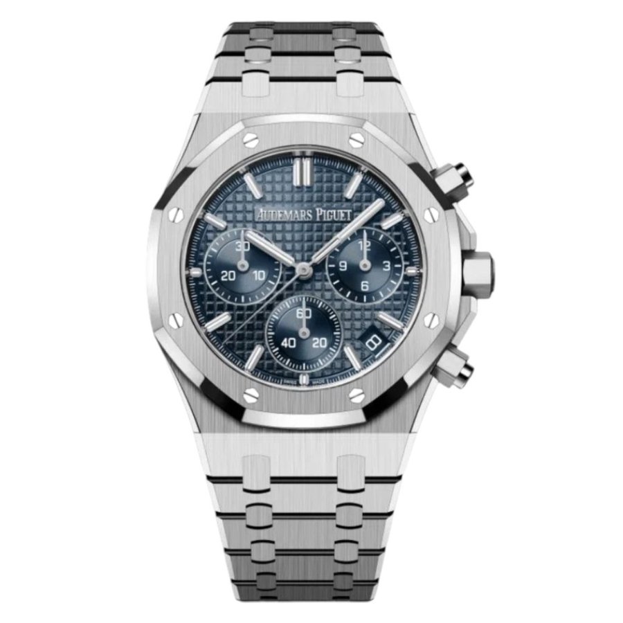 Audemars Piguet Royal Oak Mirror Original for Men - Blue & Silver