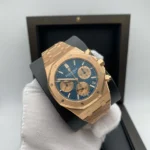 Audemars Piguet Royal Oak-Chronograph Watch -Blue & Copper - Image 2