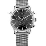 Tommy Hilfiger Men’s Watch 1790877 - Black Dial, Silver Stainless Steel