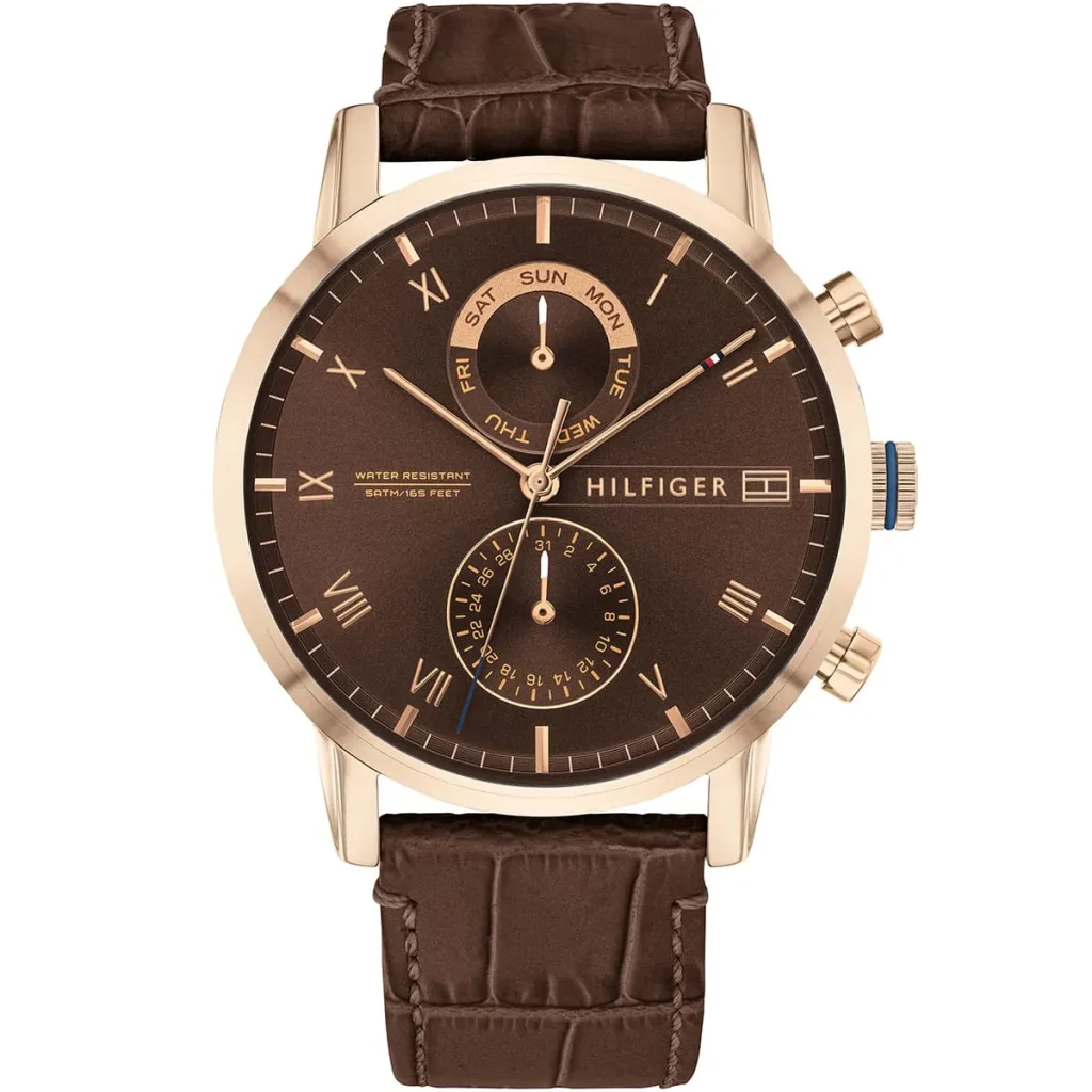 Tommy Hilfiger Watch For Men - 1710400, With Brown Dial