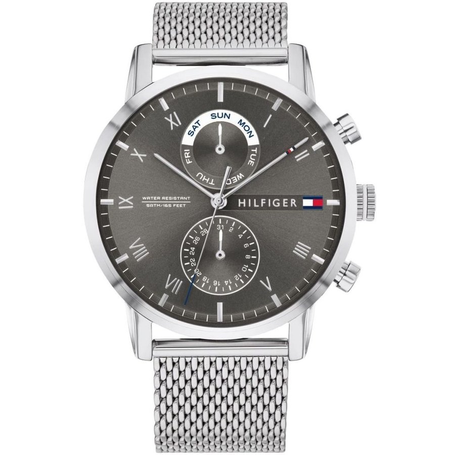 Tommy Hilfiger Watch 1710402 - Grey Dial & Silver Stainless Steel Bracelet | Aurenzo