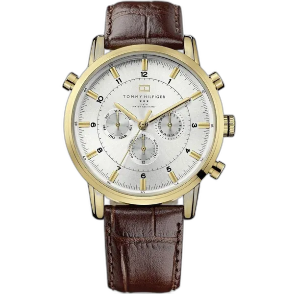 Tommy Hilfiger Watch For Men - 1790874, With Silver Dial