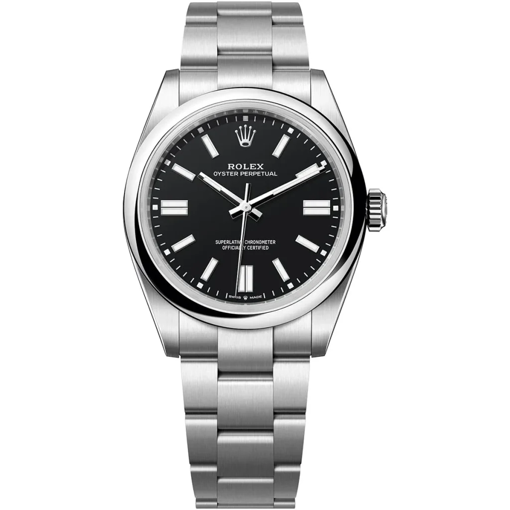Rolex Oyster Perpetual For Men - 126000, With Black Dial