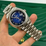 Rolex Day-Date for Men - 128239 Blue dial. - Image 3