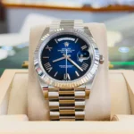 Rolex Day-Date for Men - 128239 Blue dial. - Image 6