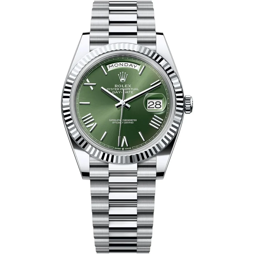 Rolex Day-Date 228236 - Green Dial Watch | Aurenzo