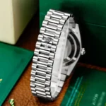 Rolex Day-Date Watch for Men 228236 - Green Dial - Image 4