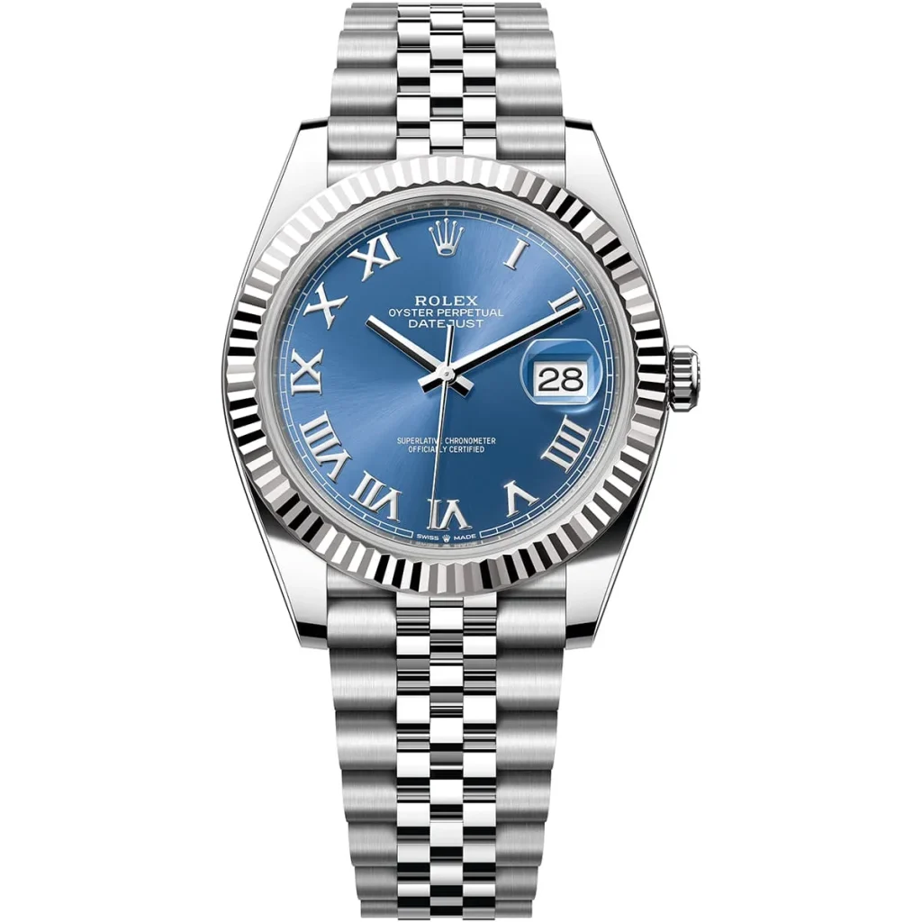 Rolex Datejust for Men 126334 - Blue, Silver Metal Strap