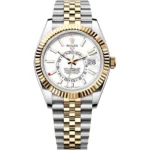 Rolex Sky-Dweller for Men - 336933, White Dial, Two-Tone Silver & Gold Strap