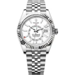 Rolex Sky-Dweller for Men - 336934, White Dial, Silver Metal Strap