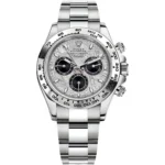 Rolex Cosmograph Daytona 116509 - White & Silver Watch | Aurenzo