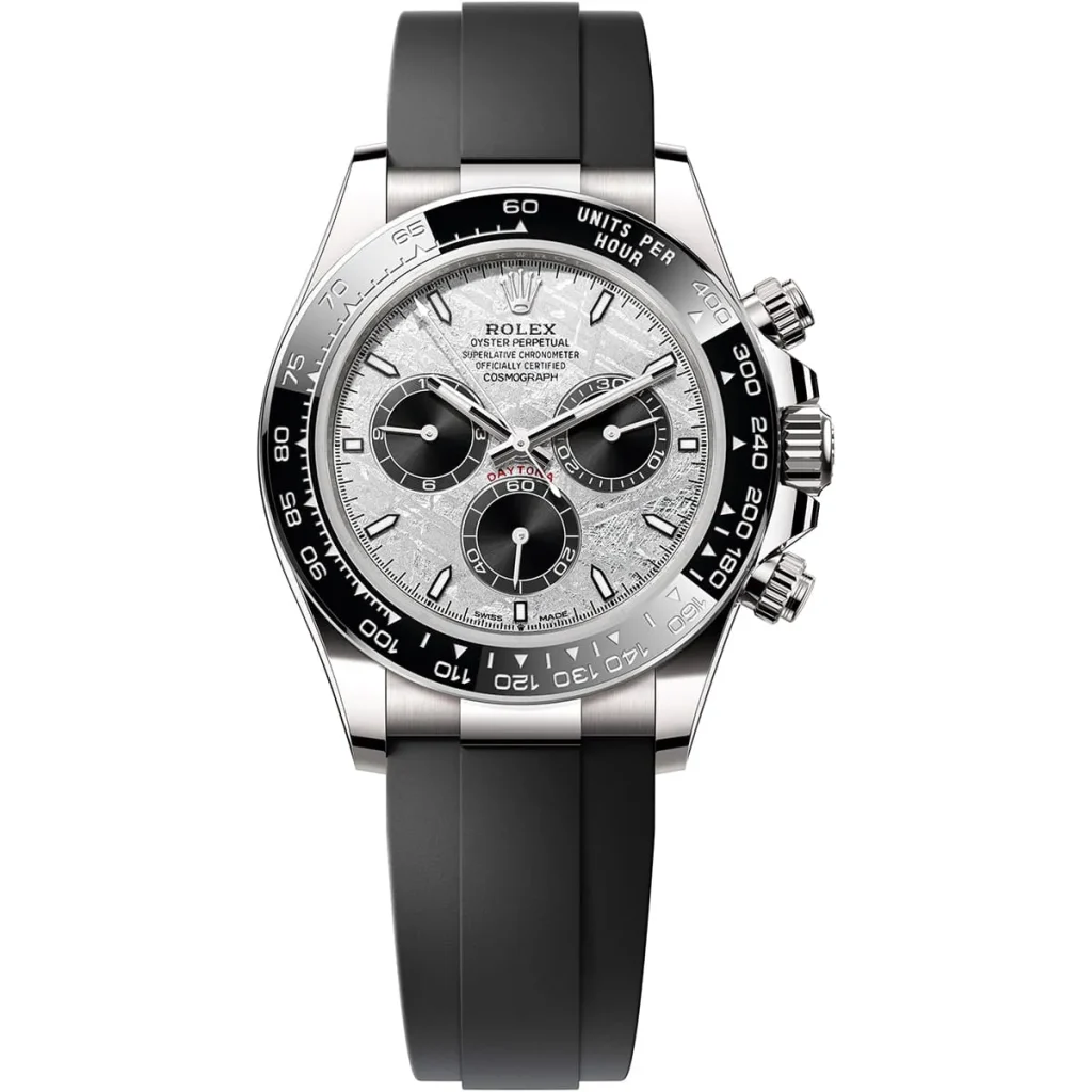 Rolex Cosmograph Daytona for Men - 126519LN, White Dial & Black Rubber Strap