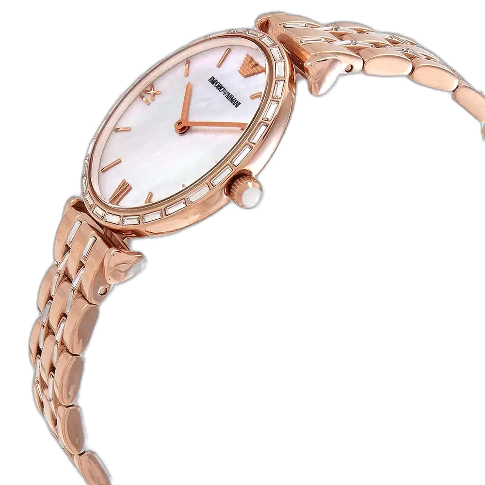 Emporio Armani Watch AR11294 Gianni T-Bar - White Dial | Aurenzo