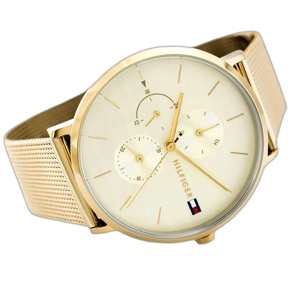 Tommy Hilfiger Watch Jenna 1781943 - Gold Dial & Gold Bracelet | Aurenzo
