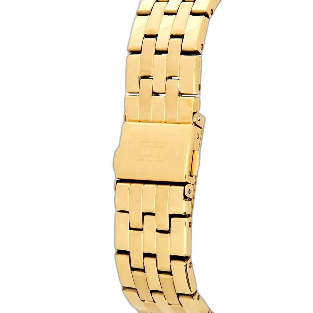 Tommy Hilfiger Watch Ari 1781977 - White Dial & Gold Bracelet | Aurenzo