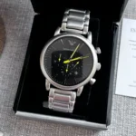 ⁦ساعة امبوريو ارماني للرجال AR11324 - مينا سوداء⁩ - الصورة ⁦12⁩