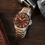 Emporio Armani Watch Diver For Men - AR11340, With Brown Dial - Image 4