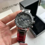 ⁦ساعة امبوريو ارماني للرجال AR11391 - مينا رمادية⁩ - الصورة ⁦9⁩
