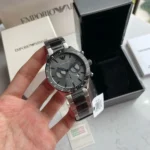 ⁦ساعة امبوريو ارماني للرجال AR11391 - مينا رمادية⁩ - الصورة ⁦10⁩