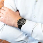 ⁦ساعة امبوريو ارماني للرجال AR11453 - مينا سوداء⁩ - الصورة ⁦13⁩