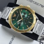 ⁦ساعة امبوريو ارماني للرجال AR11454 - مينا خضراء⁩ - الصورة ⁦14⁩