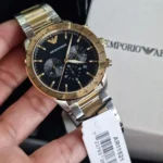 ⁦ساعة امبوريو ارماني للرجال AR11521 - مينا سوداء⁩ - الصورة ⁦7⁩