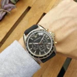⁦ساعة امبوريو ارماني للرجال AR80003 - مينا باللون الأسود⁩ - الصورة ⁦8⁩