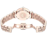 Emporio Armani Watch Gianni T-Bar For Women - AR11059, With Rose Gold Dial - Image 6