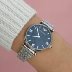 ⁦ساعة امبوريو ارماني للسيدات AR11091 - مينا زرقاء⁩ - الصورة ⁦5⁩