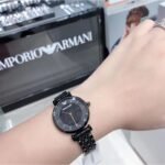Emporio Armani Watch Gianni T-Bar For Women - AR11245, With Black Dial - Image 5