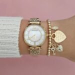 Emporio Armani Watch Gianni T-Bar For Women - AR1907, With White Dial - Image 6
