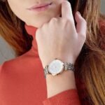 Emporio Armani Watch Gianni T-Bar For Women - AR1926, With White Dial - Image 6