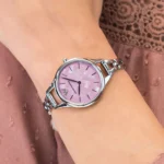 ⁦ساعة امبوريو ارماني للسيدات AR11122 - مينا بنفسجية⁩ - الصورة ⁦5⁩