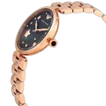 ⁦ساعة امبوريو ارماني للسيدات AR11197 - مينا باللون الأسود⁩ - الصورة ⁦4⁩
