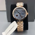 ⁦ساعة امبوريو ارماني للسيدات AR11197 - مينا باللون الأسود⁩ - الصورة ⁦9⁩