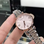 Emporio Armani Watch Gianni T-Bar For Women - AR11223, With Pink Dial - Image 5