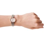 Emporio Armani Watch Gianni T-Bar For Women - AR11223, With Pink Dial - Image 6