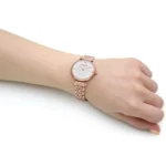 Emporio Armani Watch Gianni T-Bar For Women - AR11244, With White Dial - Image 10